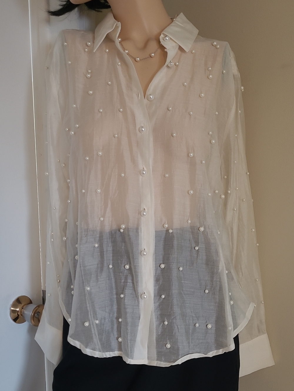Pearl Sheer Blouse